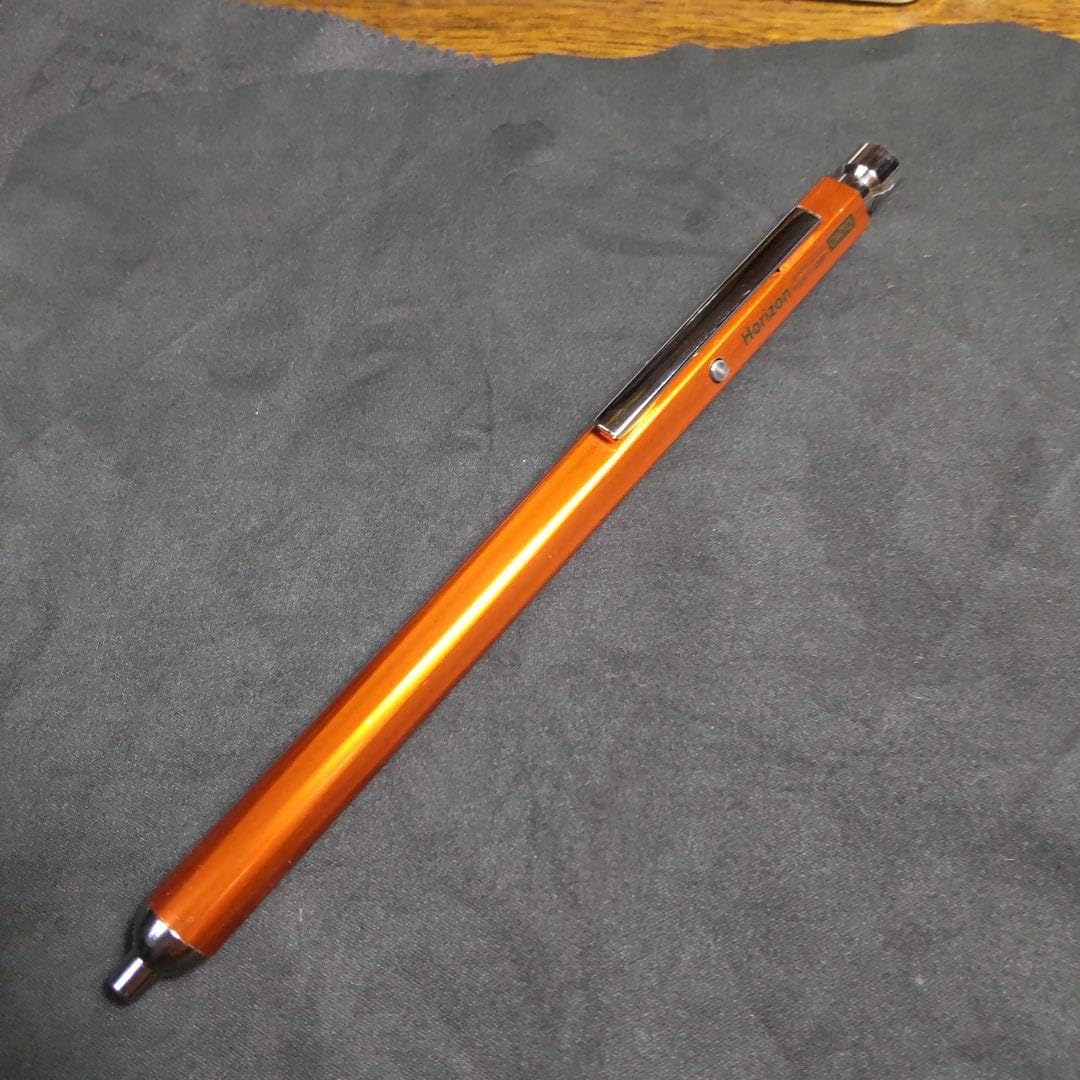 Amazon | オート ホライゾン ボールペン オレンジメタリック 油性